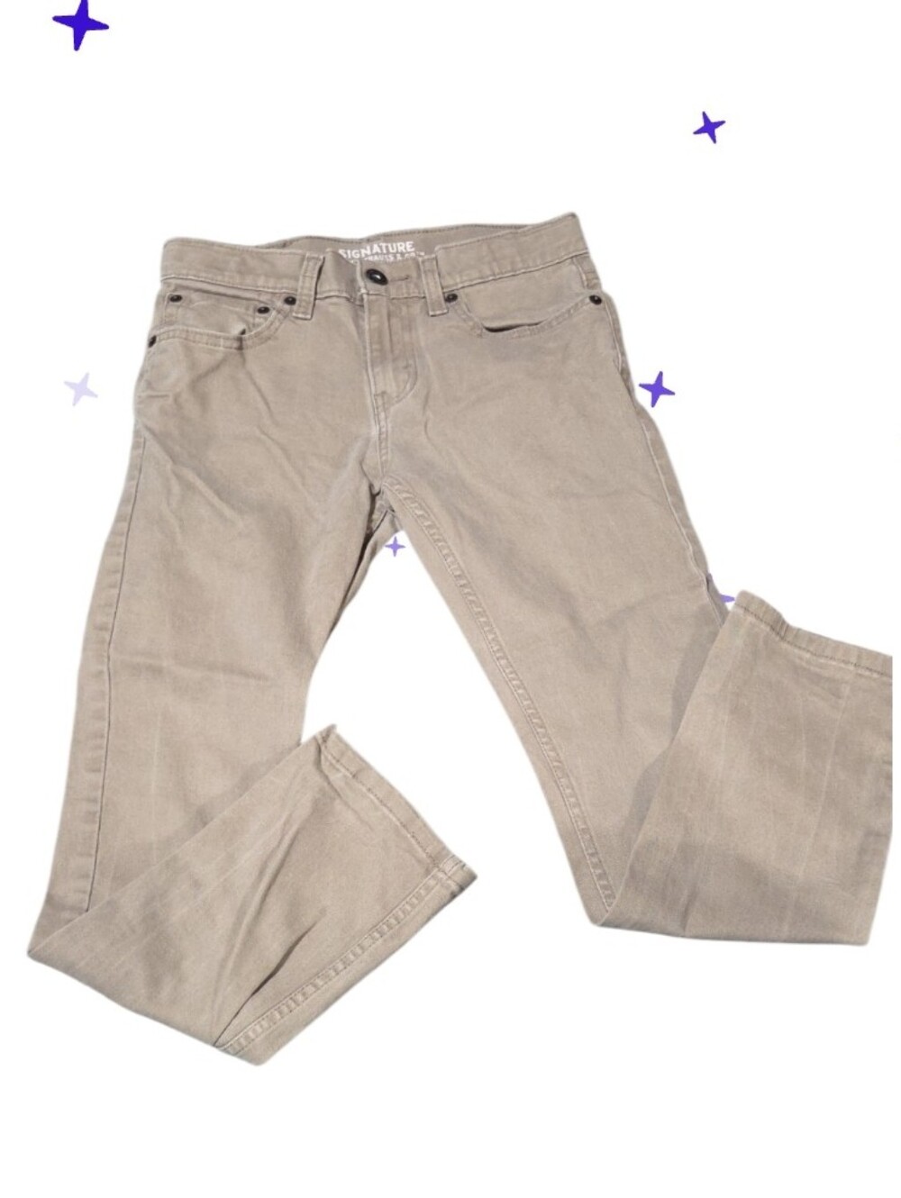 Levis Signature Boys Tan Jeans S26/skinny 12regular